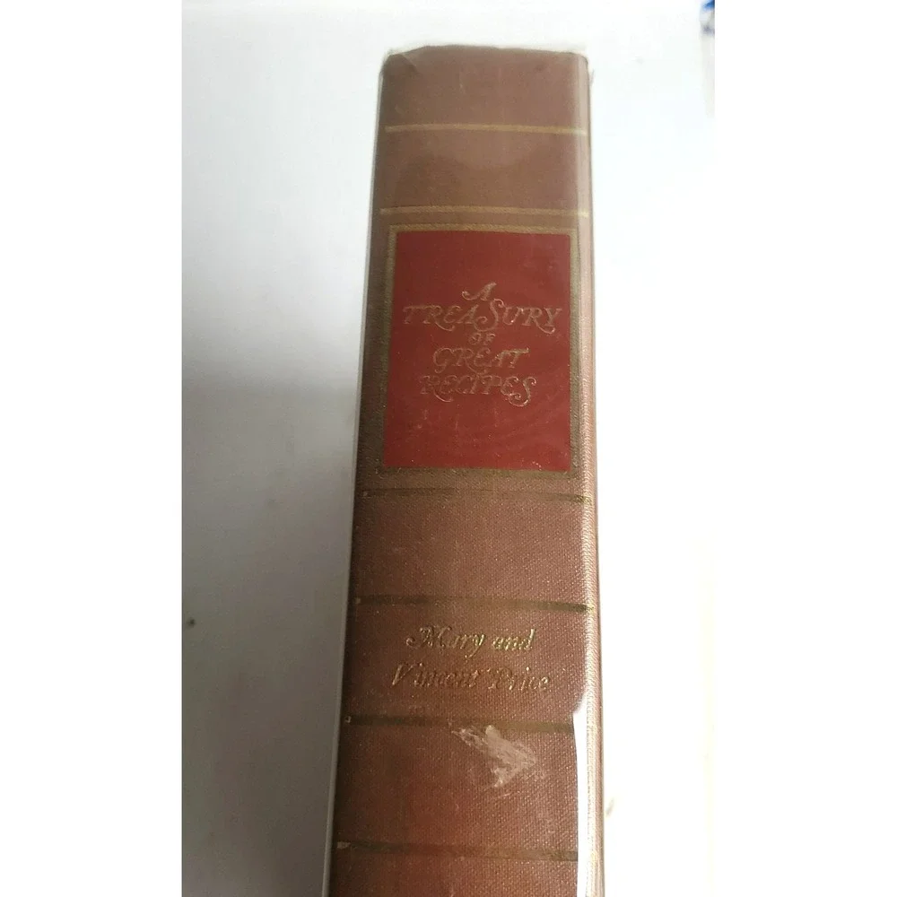 A Treasury of Great Recipes Mary & Vincent Price 1st Ed 1965 HB Clear DJ Vtg NOS